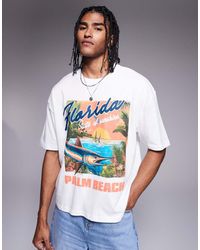 ASOS - Boxy Oversized T-shirt With High Summer Graphic - Lyst