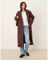 ASOS - Abrigo Cómodo De -Neutro - Lyst