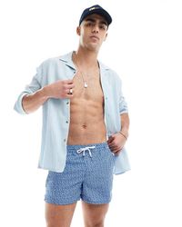 Aray - Zwemshort Met Kleine Geometrische Print - Lyst