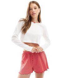 Wednesday's Girl - – langärmliger pointelle-pyjama - Lyst