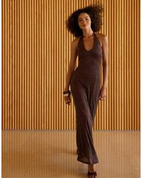 Stradivarius - Halter Midi Dress - Lyst