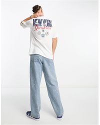 KTZ - New york yankees - t-shirt con stampa sul retro, colore - Lyst