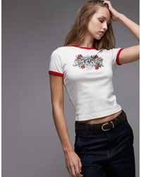 Levi's - Roses Graphic Ringer Tee - Lyst