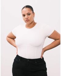 GOOD AMERICAN - Weightless Corset Bodysuit - Lyst