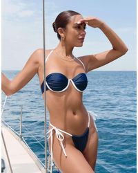 4th & Reckless - X Luana Barron Nikki Underwire Bikini Top - Lyst