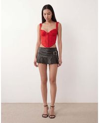 Jaded London Pleated Skirt in Black | Lyst UK