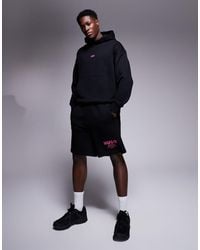 HUGO - Co-Ord Loose Fit Jersey Shorts - Lyst