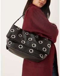 Mango - Shoulder Bag With Eyelet Detail - Lyst