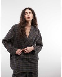 Collusion - Oversized Double Breasted Blazer - Lyst