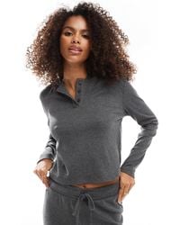 ASOS - – mix & match – geripptes lounge-oberteil - Lyst