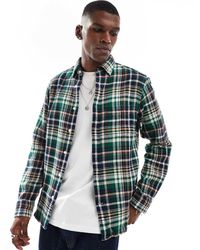 GANT - Camicia A Quadri Lavorata A Nido D'Ape - Lyst
