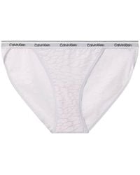 Calvin Klein - Icon Lace String Bikini Briefs - Lyst