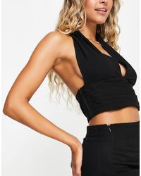 4th & Reckless - Lotus - top d'ensemble dos nu en lin - Lyst
