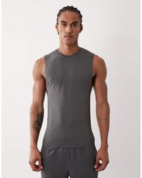4505 - Seamless Physique Defining Muscle Fit Compression Base Layer Singlet - Lyst