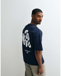 ASOS - Oversized T-shirt With Kyoto Bubble Text Print - Lyst