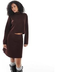 ONLY - Roll Neck Knitted Jumper Co-ord - Lyst