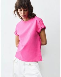 Pull&Bear - T-Shirt Basic A Maniche Corte - Lyst