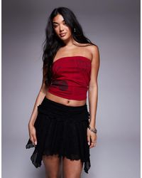 Princess Polly - Chery Sip Cocktail Bandeau Top - Lyst