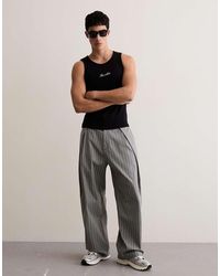 Bershka - Super baggy Double Dart Trousers - Lyst