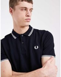 Fred Perry - Twin Tipped Logo Polo - Lyst
