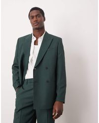 ASOS - Double Breasted Regular Suit Jacket - Lyst