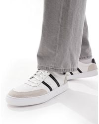 Paul Smith - Paul Smith Leather Logo Trainers With Side Stripe - Lyst