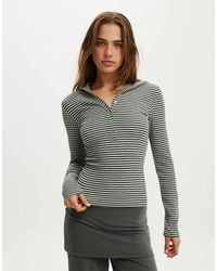 Cotton On - Hooded Blake Henley Long Sleeve - Lyst