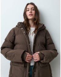 Pieces - Pocket Detail Padded Jacket - Lyst