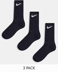 Nike - Crew Socks 3 Pack - Lyst