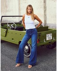Noisy May - Rooxy High Rise Flares - Lyst