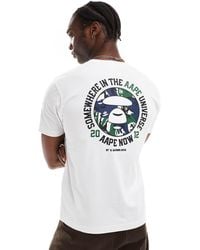 Aape By A Bathing Ape - Aape By A Bathing Ape Logo T-shirt With Camo Back Print - Lyst