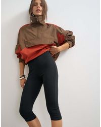 TOPSHOP - Jersey Capri Leggings - Lyst