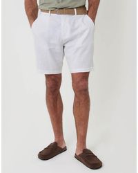 Threadbare - Linen Blend Shorts With Belt - Lyst