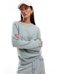 ONLY - Pull en maille à col ras - Lyst