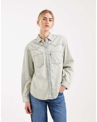 Levi's - Teodora Western Denim Shirt - Lyst