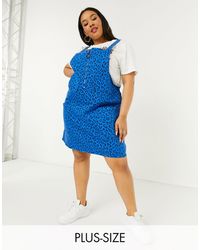 simply be denim pinafore