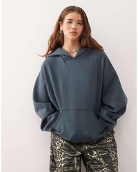 Weekday - Felpa Con Cappuccio Oversize - Lyst
