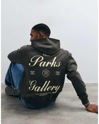 Only & Sons - Relaxed Fit Hoodie With Gallery Back Print - Lyst