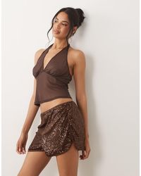 ASOS - Sequin Runner Short - Lyst
