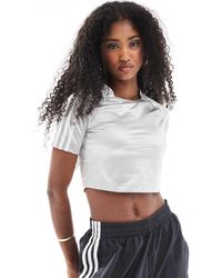 adidas Originals - – adicolor teamgeist – knapp geschnittenes t-shirt - Lyst