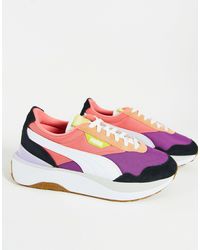 puma cruise rider bianche