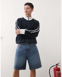 Collusion - Denim X004 Mid Rise Shorts - Lyst