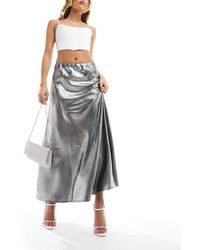 Y.A.S - Y.a.s High Waisted Maxi Skirt - Lyst