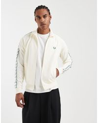 Fred Perry - Contrast Taped Track Jacket - Lyst