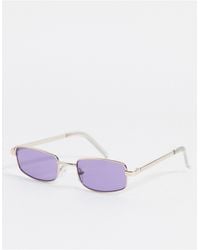 ASOS - Rectangle Sunglasses - Lyst
