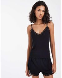 JJXX - Jersey Cami Top And Short Pyjama Set - Lyst