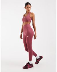 Nike - Nike One Training Dri-Fit Naadloze Legging Met Hoge Taille - Lyst