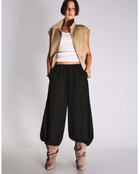 Bershka - Rustic Sarouel Trousers - Lyst