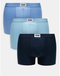 ASOS - 3 Pack Trunks With Patch - Lyst