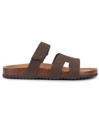 SEQWL - Triple Strap Cage Sandals With Adjustable Fastening - Lyst